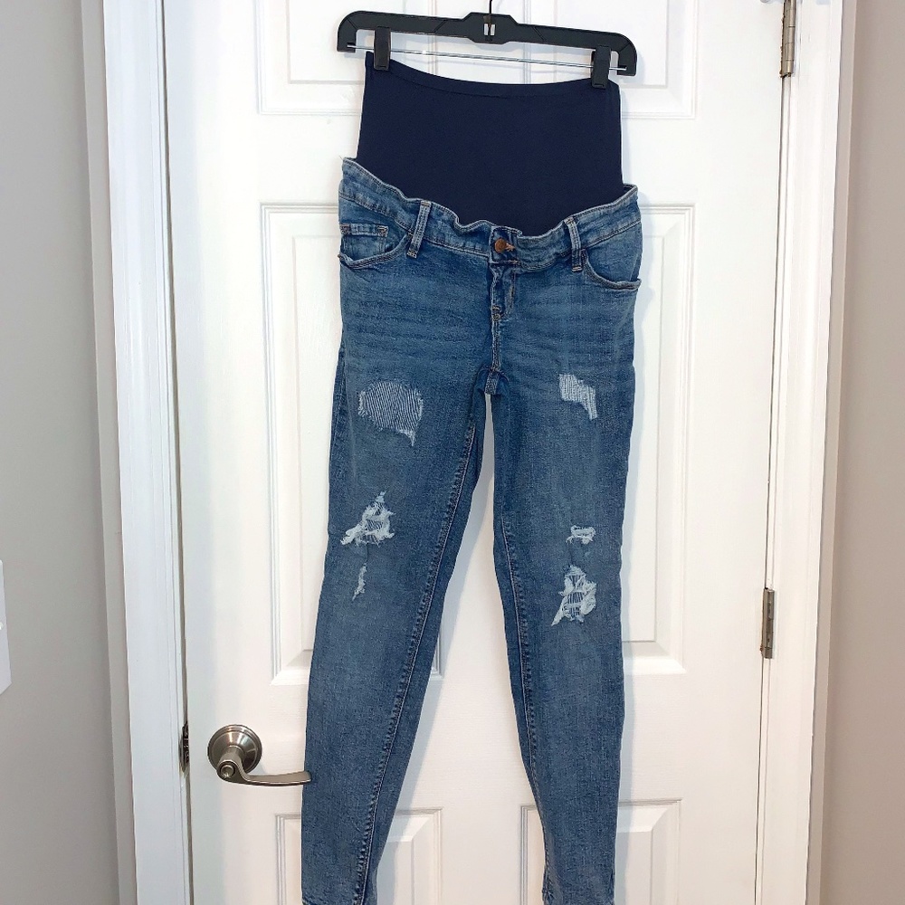 Old Navy Maternity Skinny Jeans, size 8 long